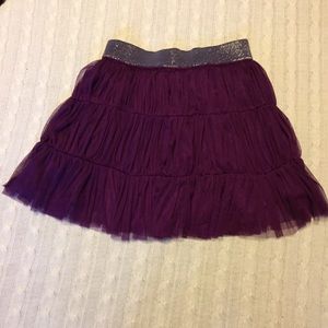 Tulle tiered skirt purple sparkly jeweled Max Rave